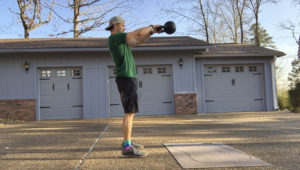 Kettlebell swings at The Get Better Project