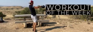Workout of the Week - Bells Up by Joe Bauer doing kettlebell swings at Trail 18.