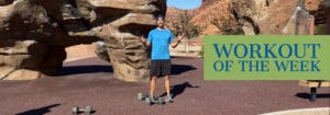 Workout of the Week - Upscale by Joe Bauer doing a workout at the climbing park in Moab