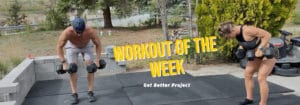 Workout of the Week - Stop & Go by Joe Bauer of the Get Better Project