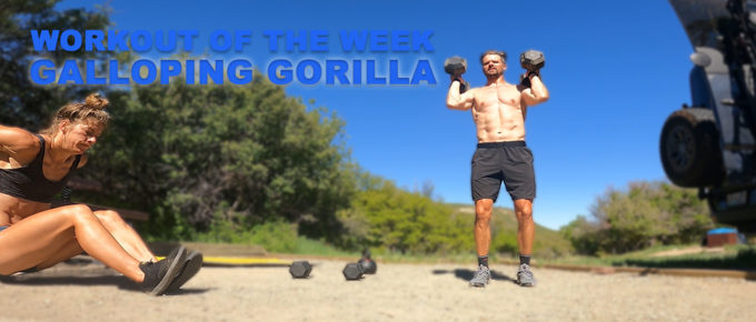 Workout of the Week - Galloping Gorilla Joe Bauer and Emily Kramer in the campground
