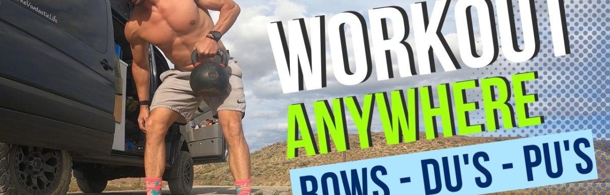 Campground/At Home Workout – Bent Over Rows – Double Unders – Push Ups
